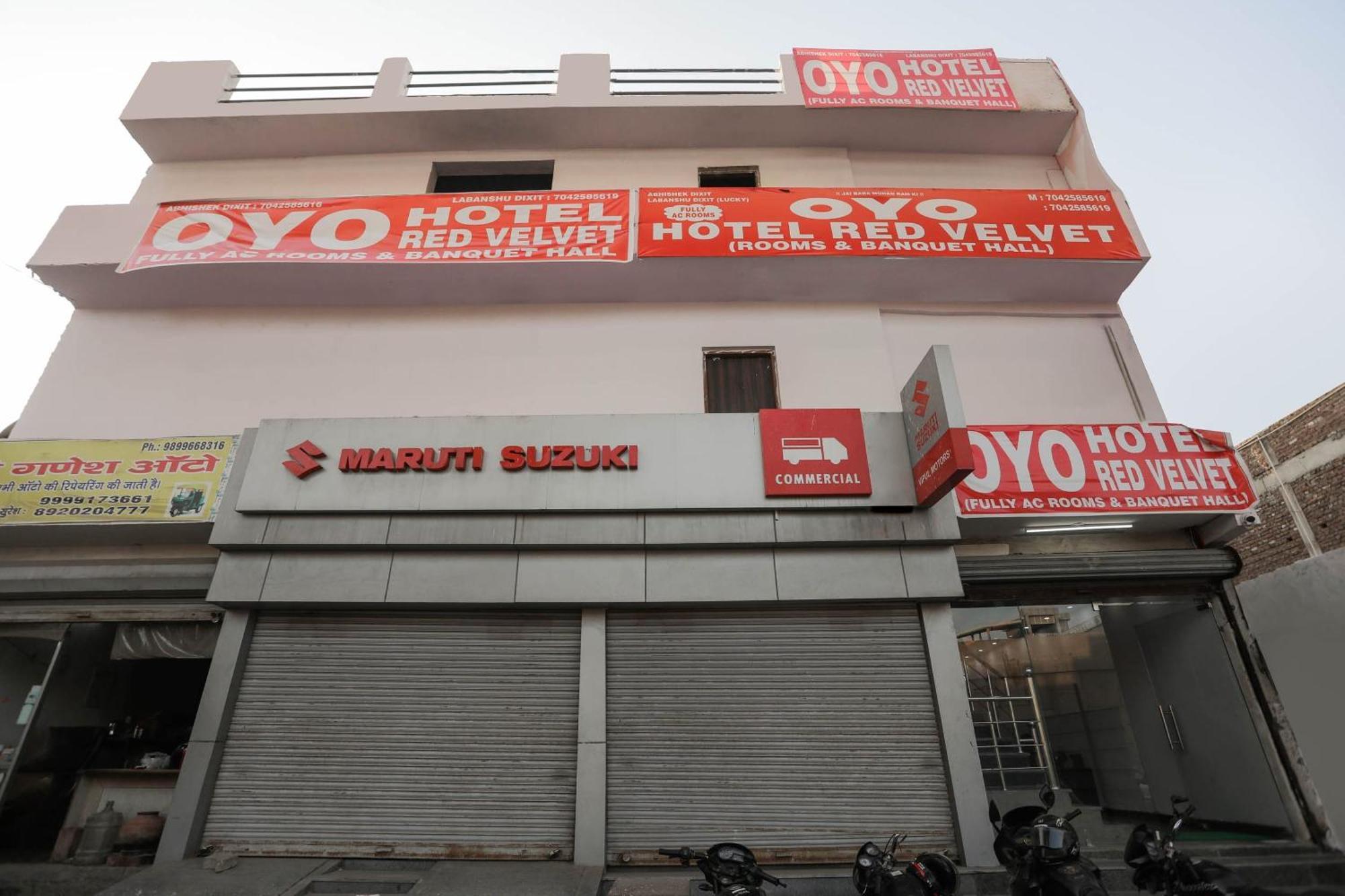 Hotel O Red Velvet Rooms & Banquet Faridabad Exterior photo